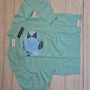 Diamond Supply Co. Men's Crewneck Sweater Turquoise Size XS NWT